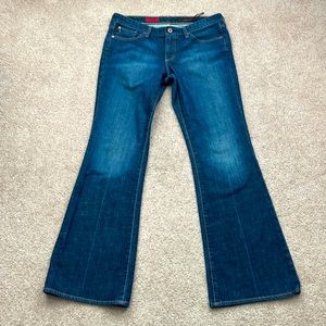 AG Adriano Goldschmied Blue Flare Jeans